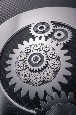 硬核未來 C4D立體機械齒輪的金屬美學(xué)